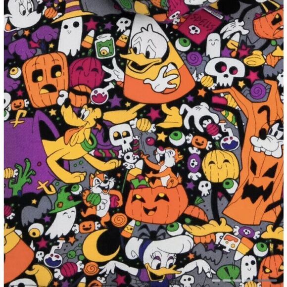 nwt Mickey Mouse and Friends Halloween PJ PAL Pajamas Baby 0/3M Castle Candy - Picture 5 of 5